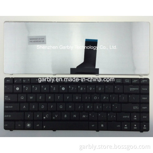Us Laptop Keyboard for Asus (K42, K42R, K42N, K42F, B43A)